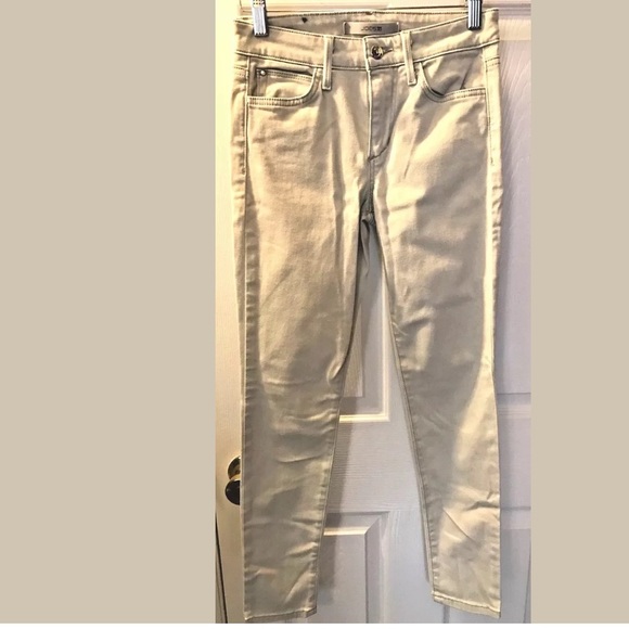 JOES JEANS Skinny Ankle Denim Isis Gray Grey Slim Low Rise Designer Neutral - Picture 2 of 8
